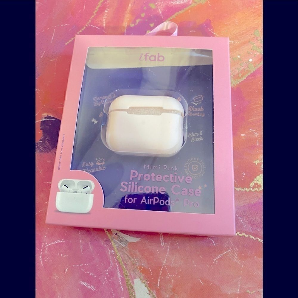 💥I fab mini Pink Protective Case For AirPods Pro
